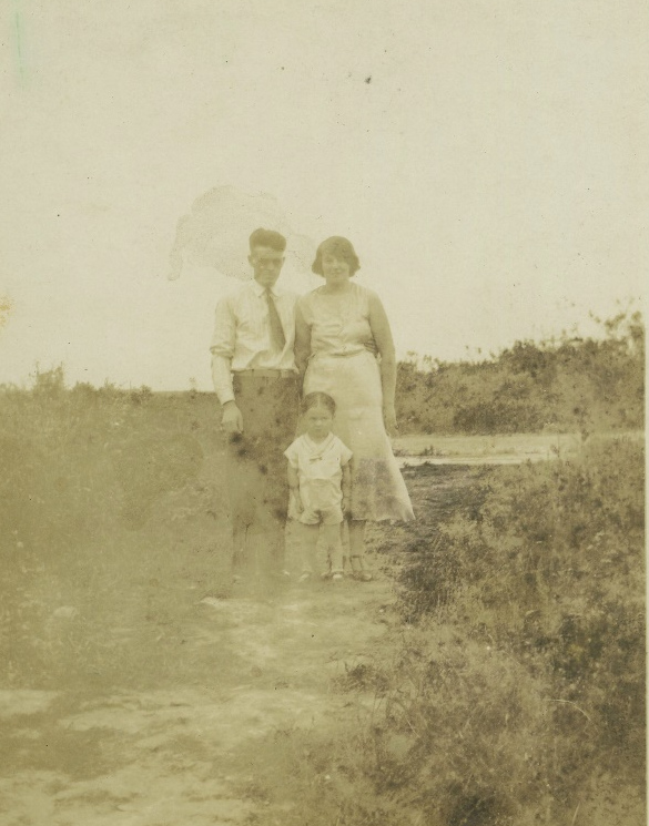 Jimmy and Jean with a child