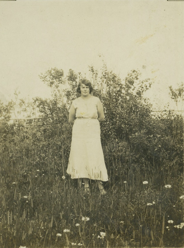 Jean standing outdoors