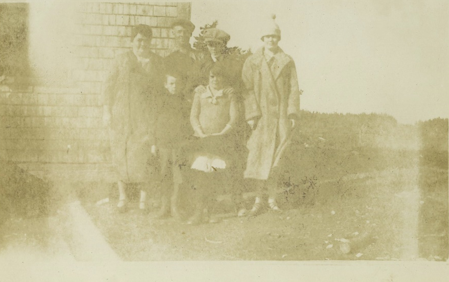 Group captioned Cora, Willie, Jimmie, Alice and others