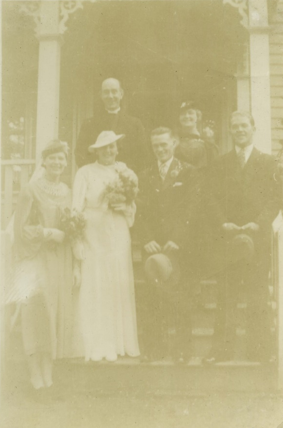 Annie Mae, Jean, Jim and Charlie - probable wedding group