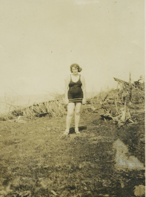 Jean in a bathing suit