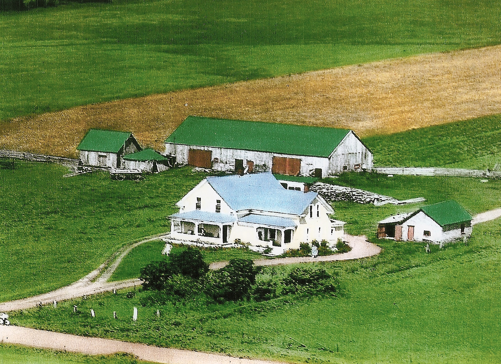 Rankin farm from above