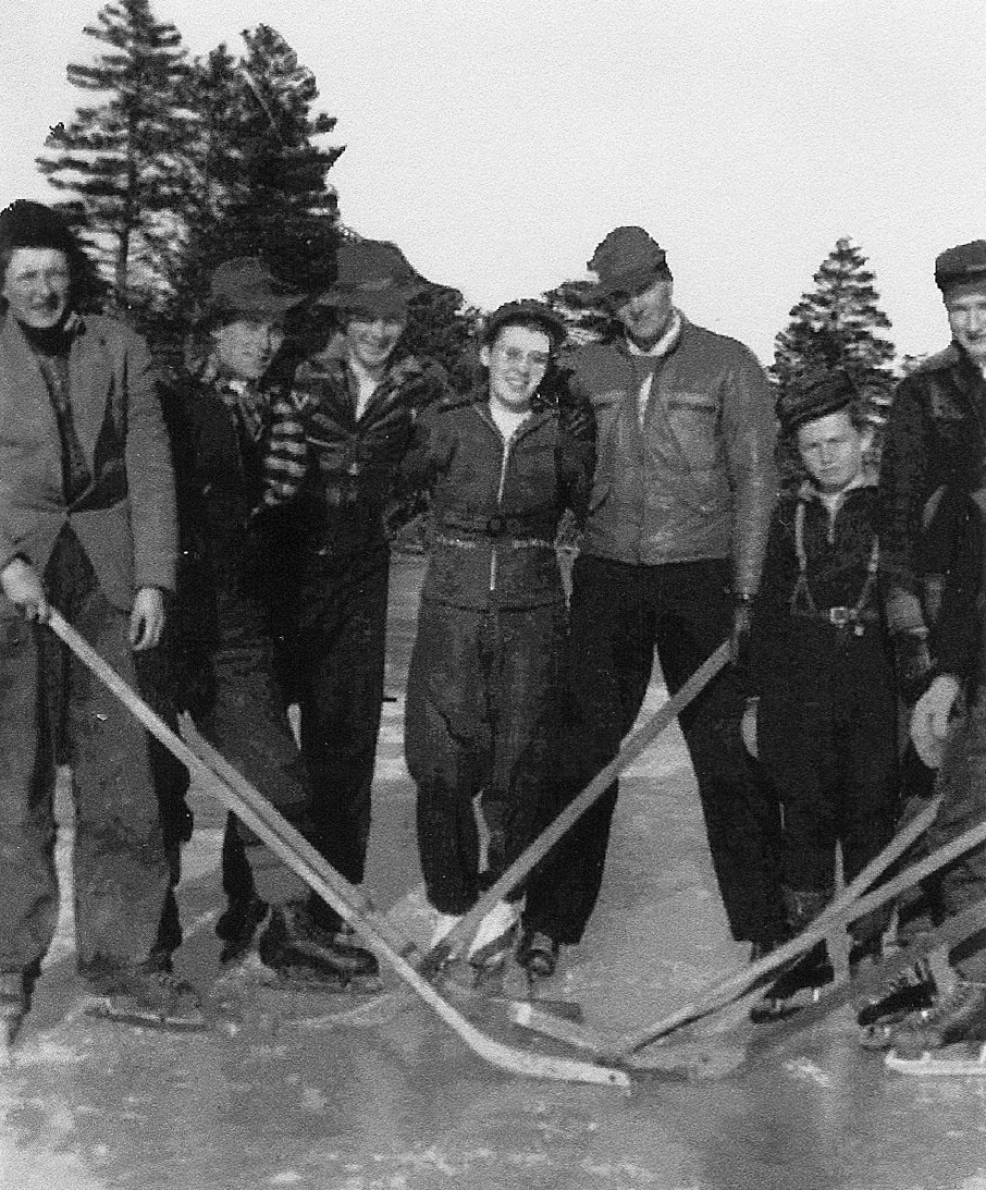 Skating on Pictou Island
