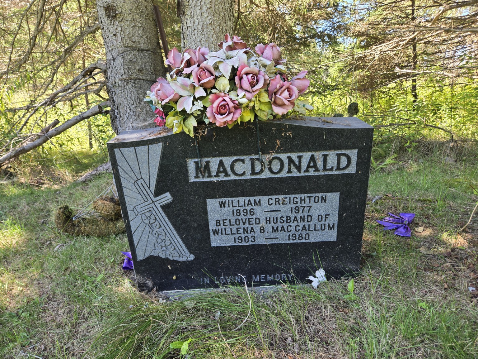 Memorial photograph: William Creighton MacDonald & Willena B. MacCallum. Credit PIHS.